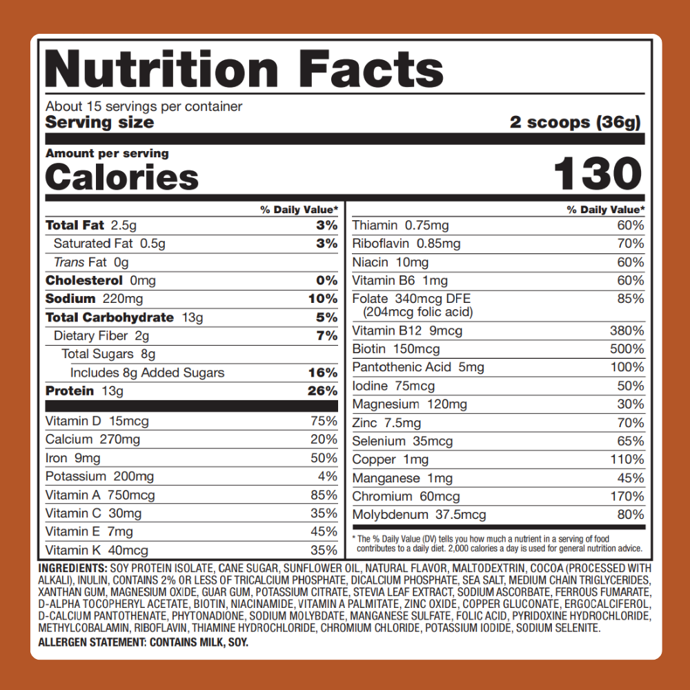 Total Soy Meal Replacement - Chocolate (15 Servings)