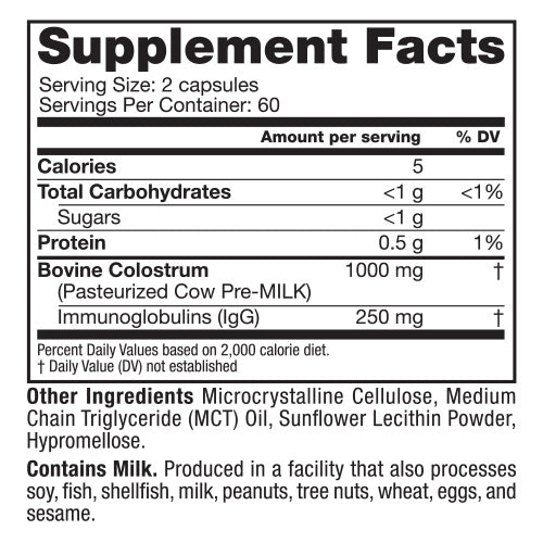 Colostrum Plus Capsules (120 count)