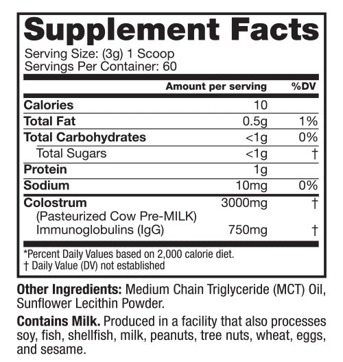 Colostrum Plus Powder (6.3oz)