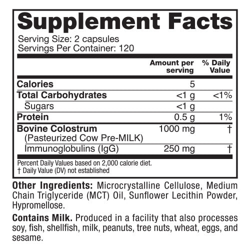 Colostrum Plus Capsules (240 Count)