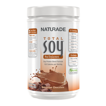 Total Soy All Natural Meal Replacement - Bavarian Chocolate  (13 Servings)