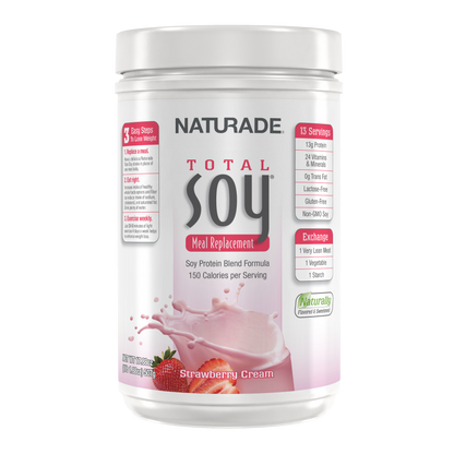 Total Soy All Natural Meal Replacement - Strawberry Cream (13 Servings)