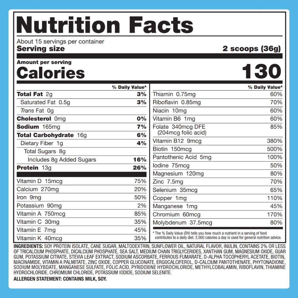 Total Soy Meal Replacement - Vanilla (15 Servings)