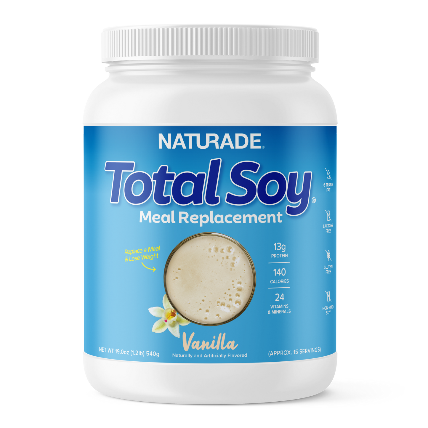 Total Soy Meal Replacement - Vanilla (15 Servings)