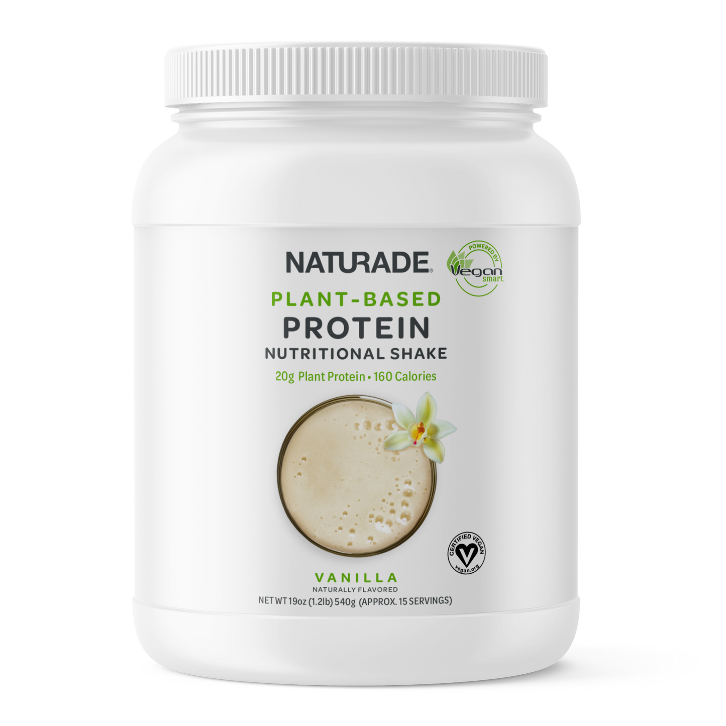 Plant-Based Protein Nutritional Shake - Vanilla (15 Servings)