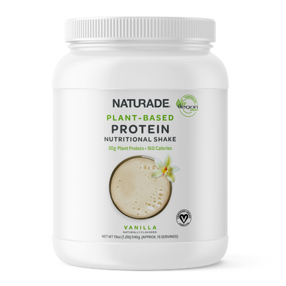 Plant-Based Protein Nutritional Shake - Vanilla (15 Servings)