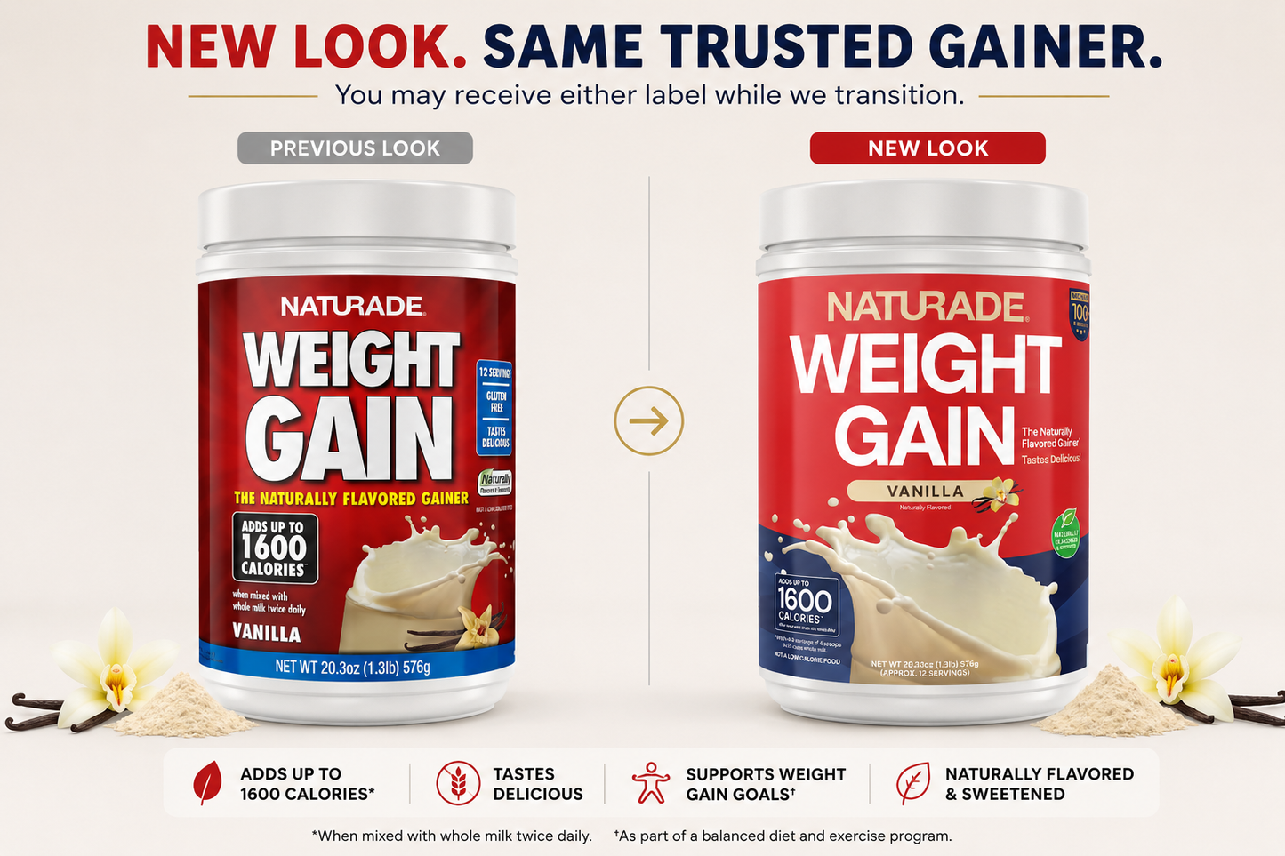 Weight Gain - Vanilla (24 Servings)