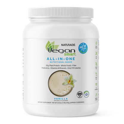 VeganSmart All-In-One Nutritional Shake - Vanilla (15 Servings)