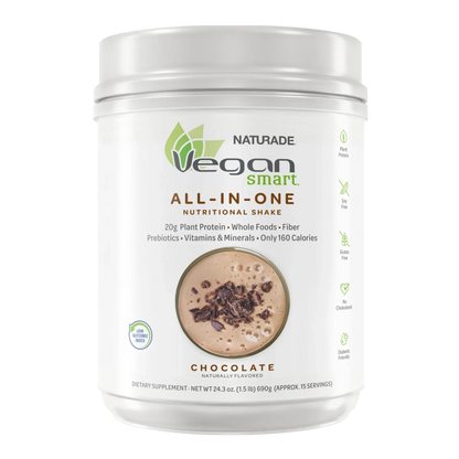VeganSmart All-In-One Nutritional Shake - Chocolate (15 Servings)