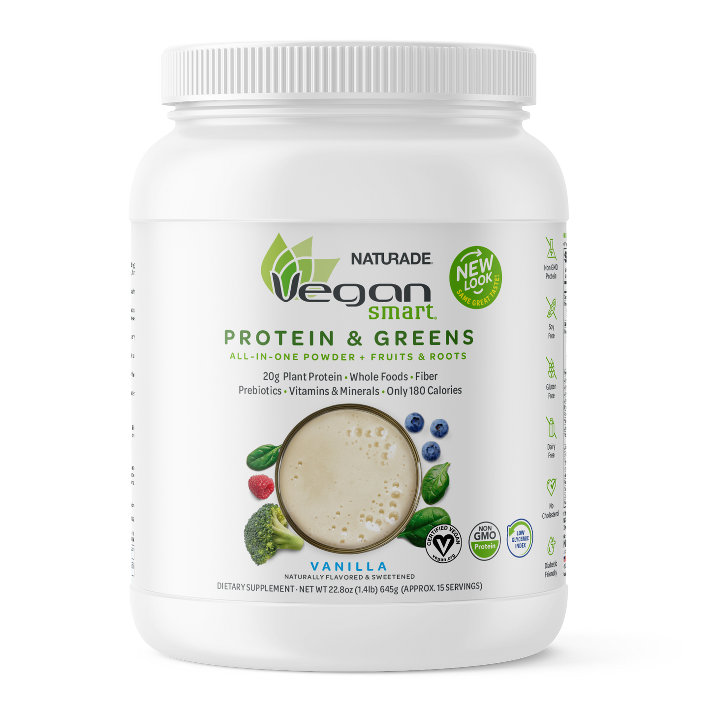 VeganSmart Protein & Greens - Vanilla (15 Servings)