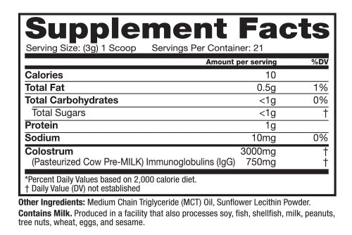 Colozone Plus Powder Colostrum Plus Powder (2.25oz) – Naturade