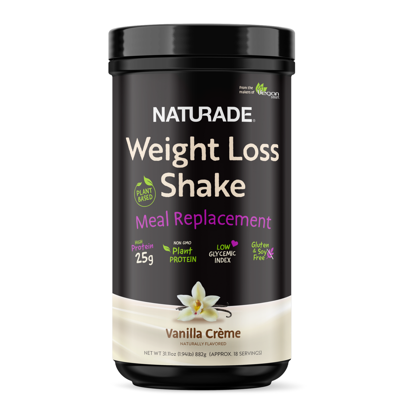 Weight Loss Shake Meal Replacement - Vanilla Créme (18 Servings)