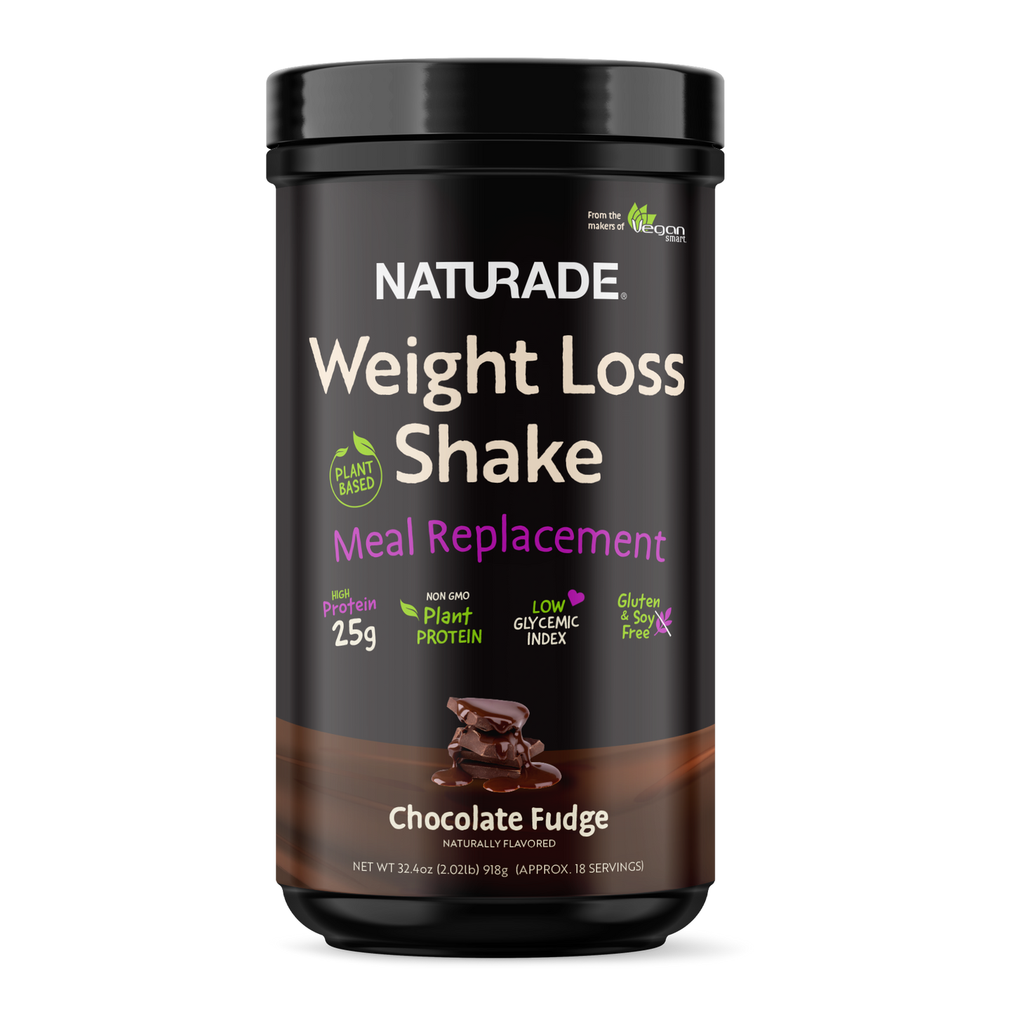 Weight Loss Shake Meal Replacement - Chocolate Fudge (18 Servings)