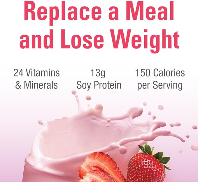 Total Soy All Natural Meal Replacement - Strawberry Cream (13 Servings)