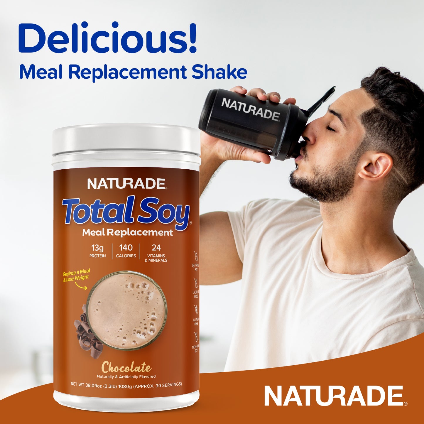 Total Soy Meal Replacement - Chocolate (30 Servings)