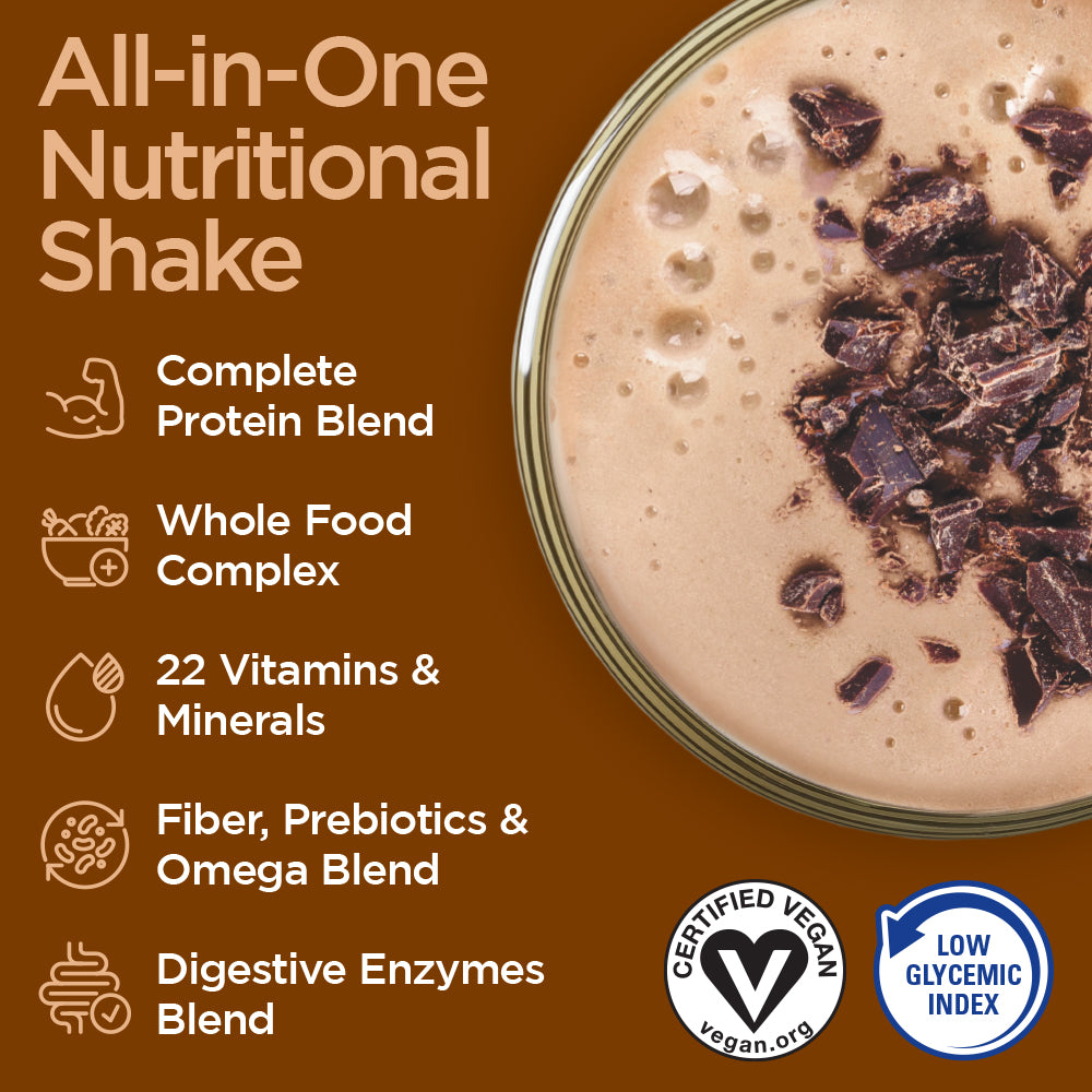 VeganSmart All-In-One Nutritional Shake - Chocolate (15 Servings)