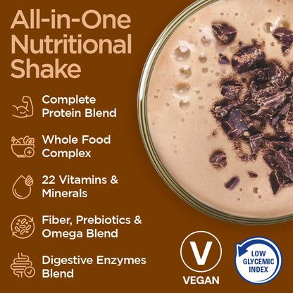 VeganSmart All-In-One Nutritional Shake - Chocolate (15 Servings)