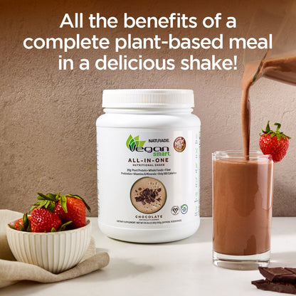 VeganSmart All-In-One Nutritional Shake - Chocolate (15 Servings)