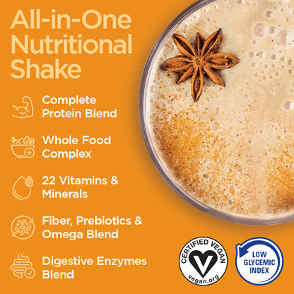 VeganSmart All-In-One Nutritional Shake - Chai (15 Servings)