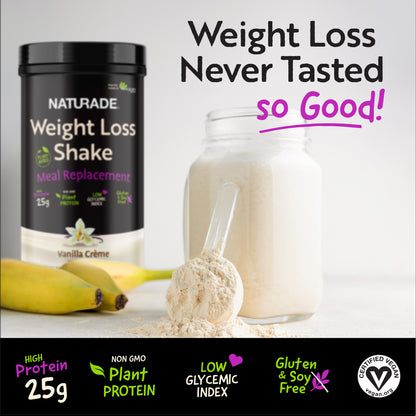 Weight Loss Shake Meal Replacement - Vanilla Créme (18 Servings)