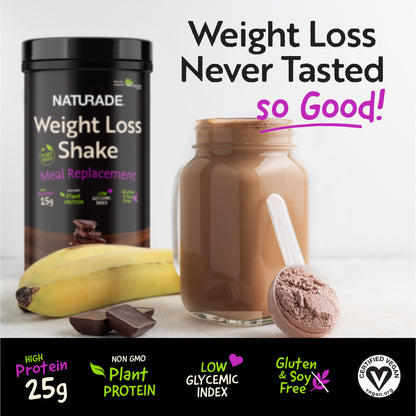 Weight Loss Shake Meal Replacement - Chocolate Fudge (18 Servings)